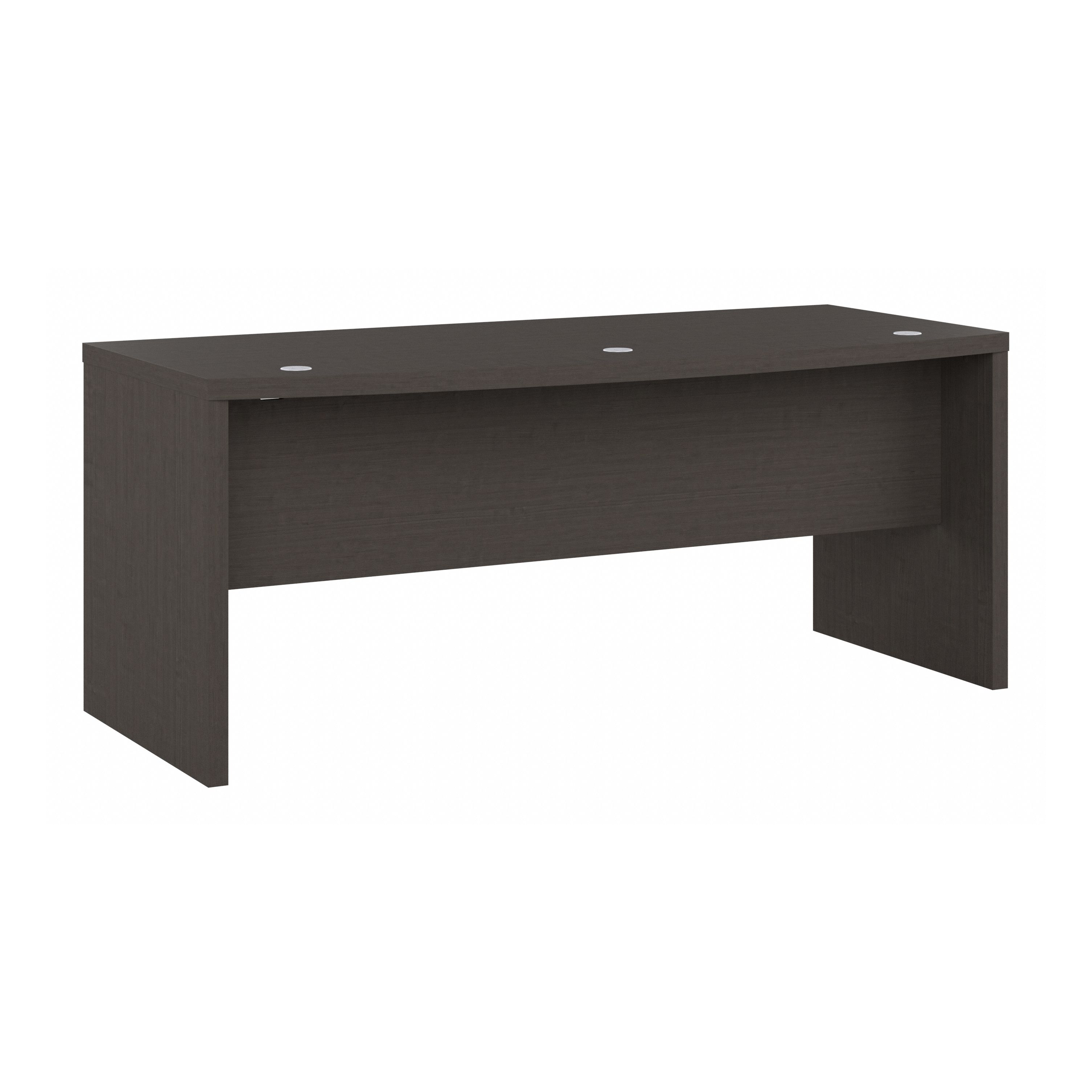 Shop Bush Business Furniture Echo 72W Bow Front Desk 02 KI60309-03 #color_charcoal maple