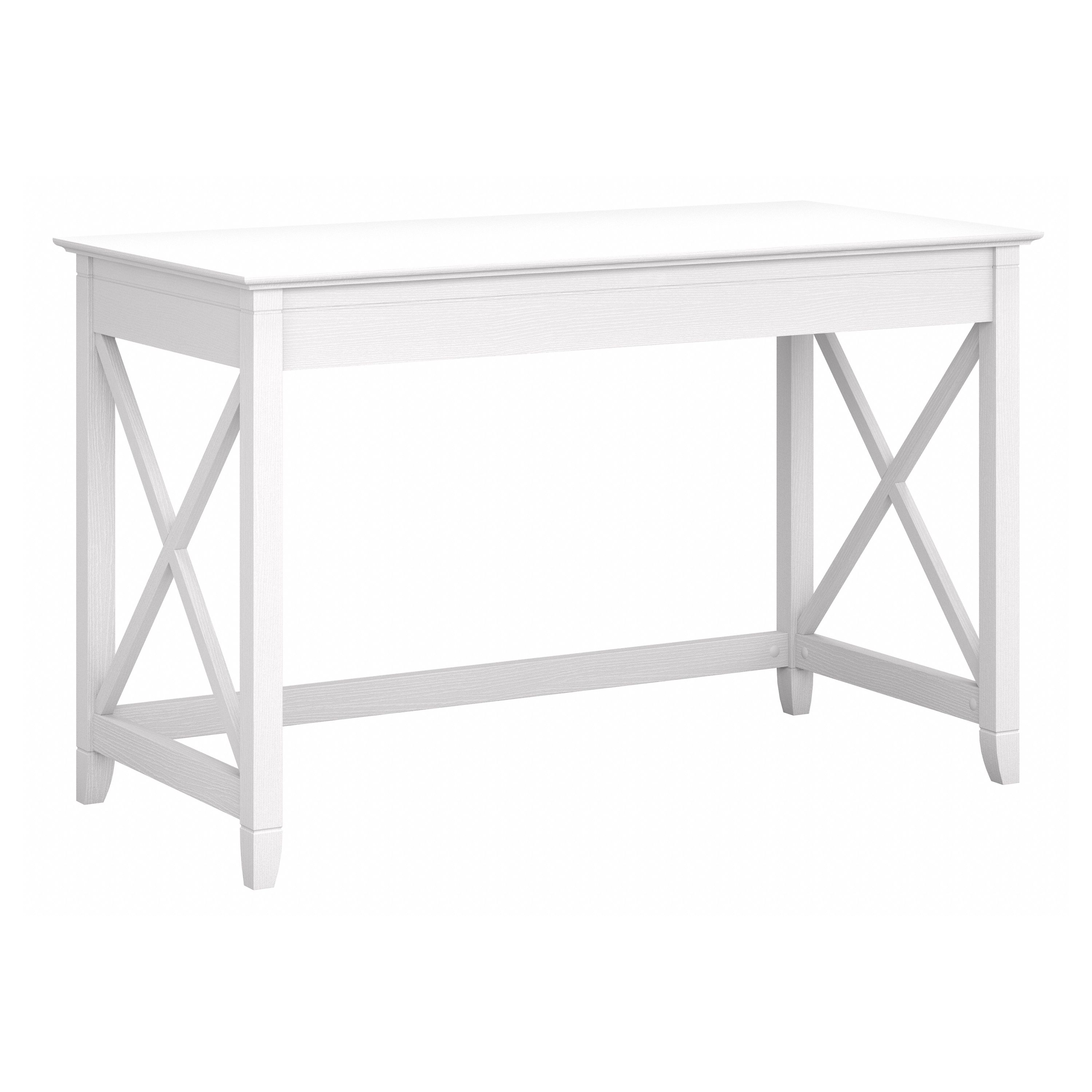 Shop Bush Furniture Key West 48W Writing Desk 02 KWD148WT-03 #color_pure white oak