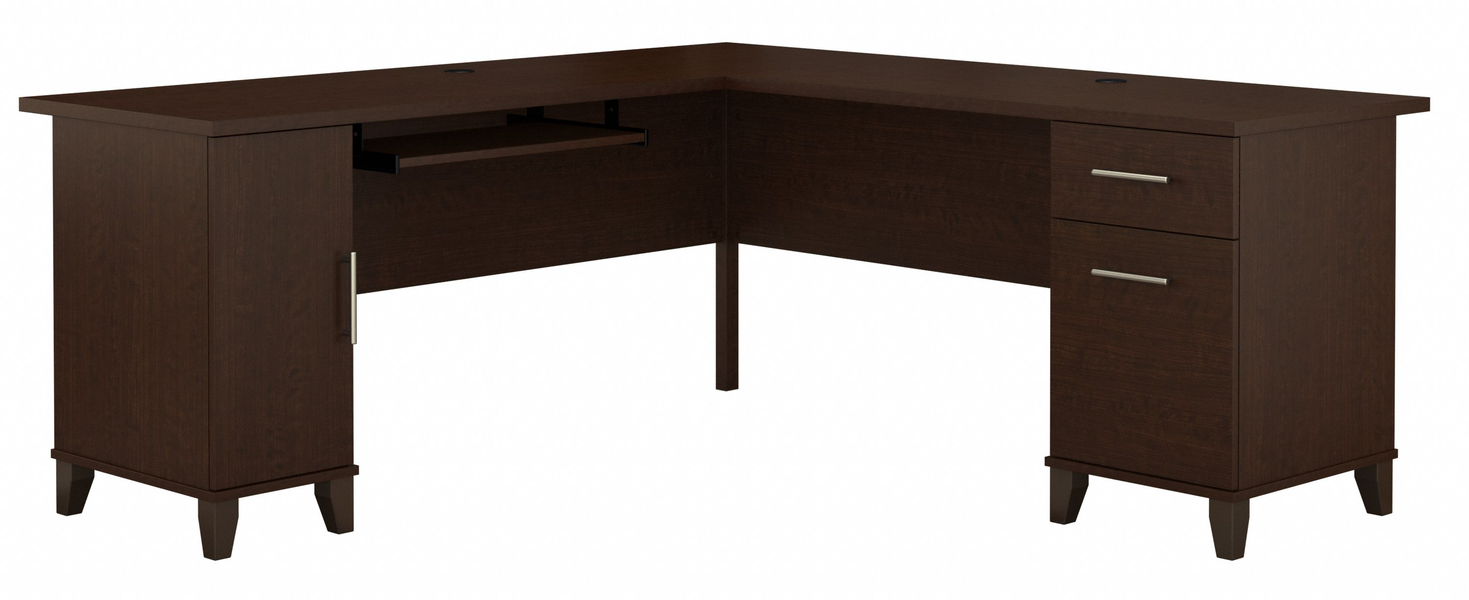Shop Bush Furniture Somerset 72W L Shaped Desk with Storage 02 WC81810K #color_mocha cherry