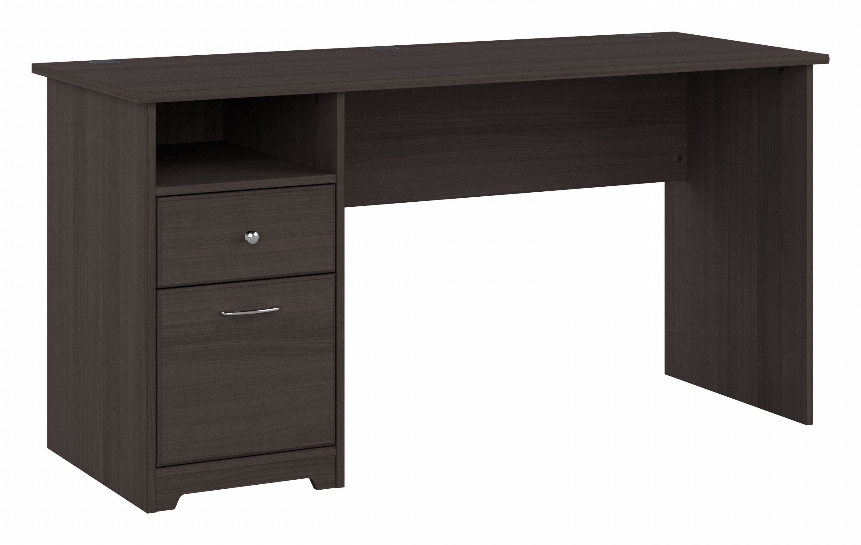 Shop Bush Furniture Cabot 60W Computer Desk with Drawers 02 WC31760 #color_heather gray