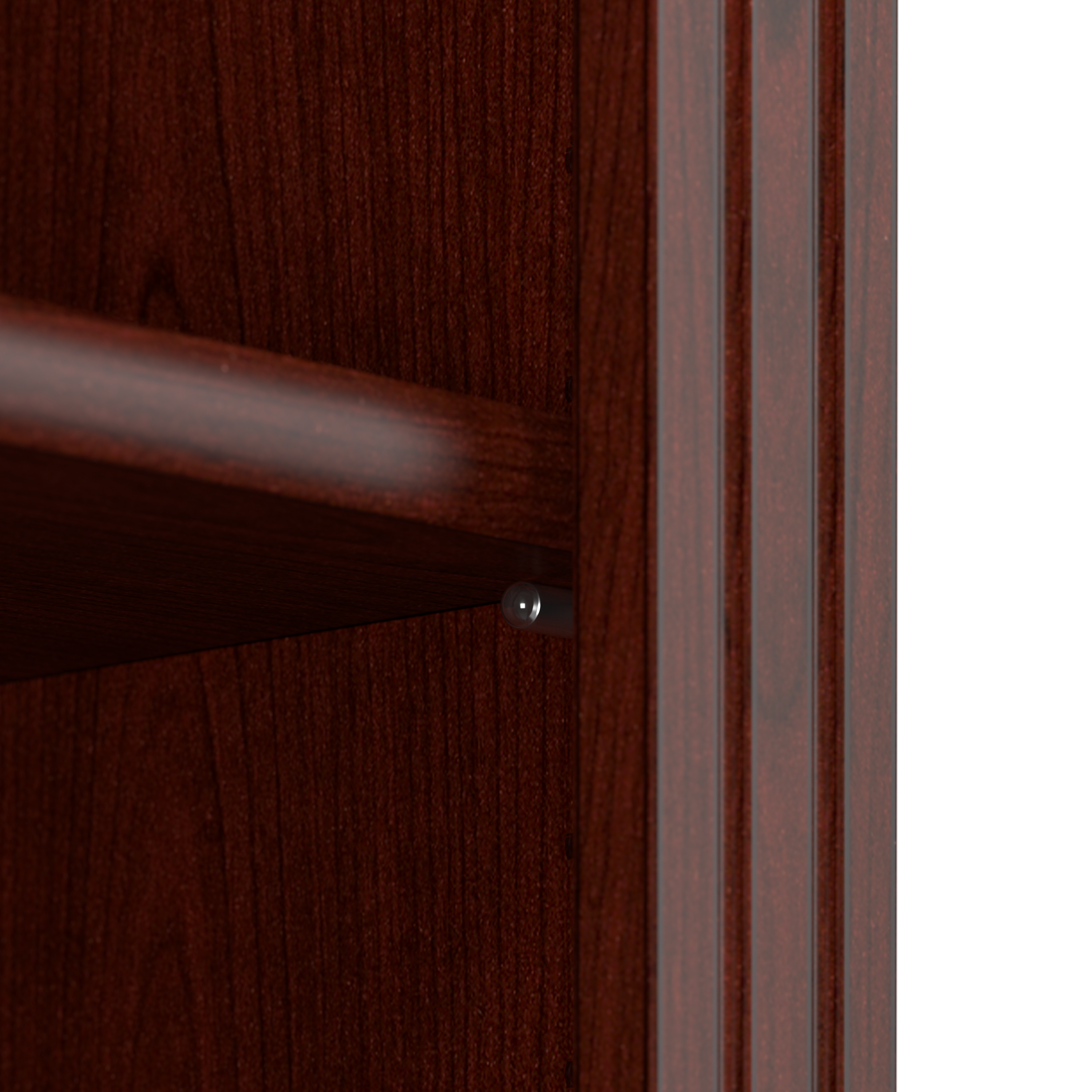 Shop Bush Business Furniture Arlington Tall 5 Shelf Bookcase 08 WC65515-03 #color_harvest cherry