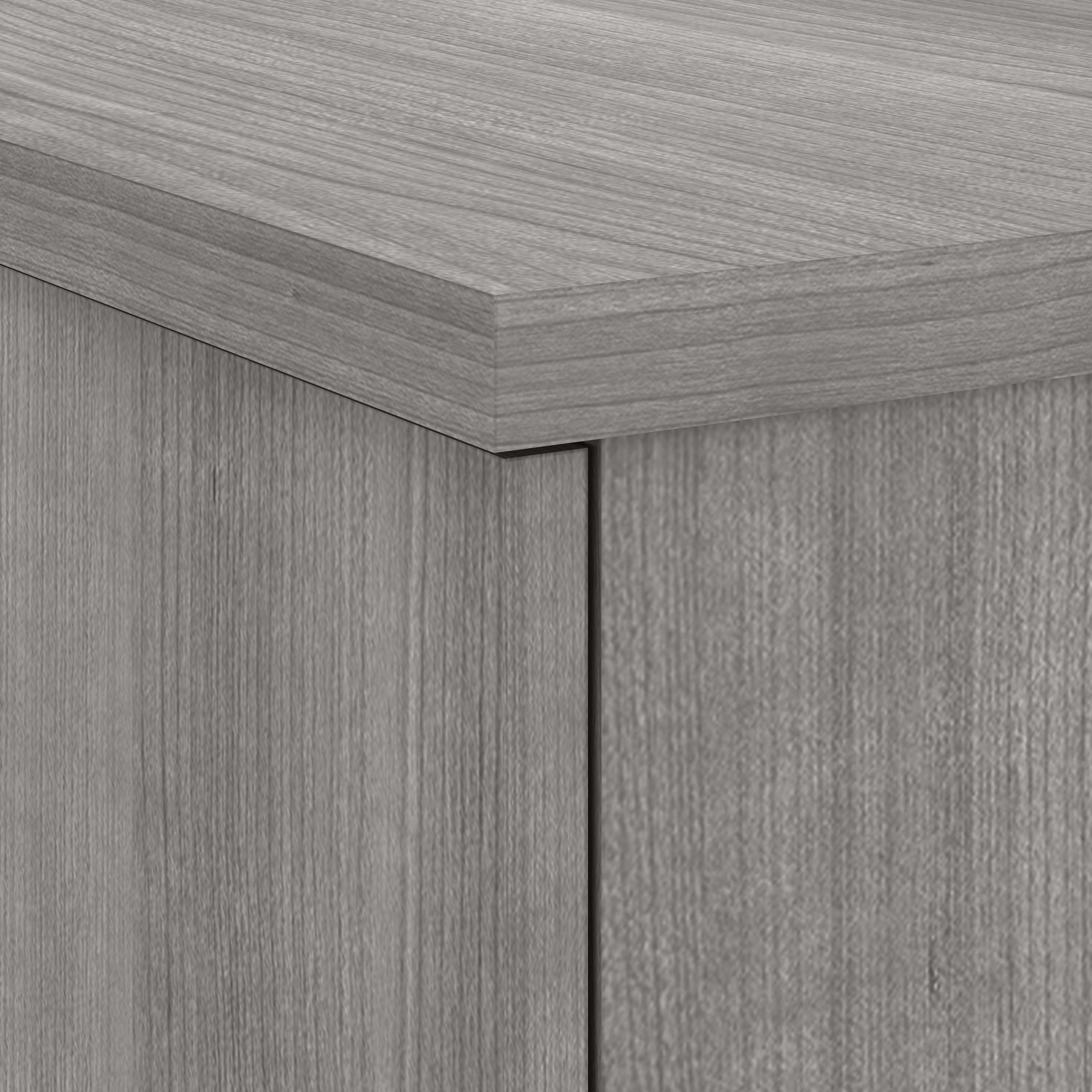 Shop Bush Furniture Somerset Office Storage Credenza with Bookcases 05 SET040PG #color_platinum gray
