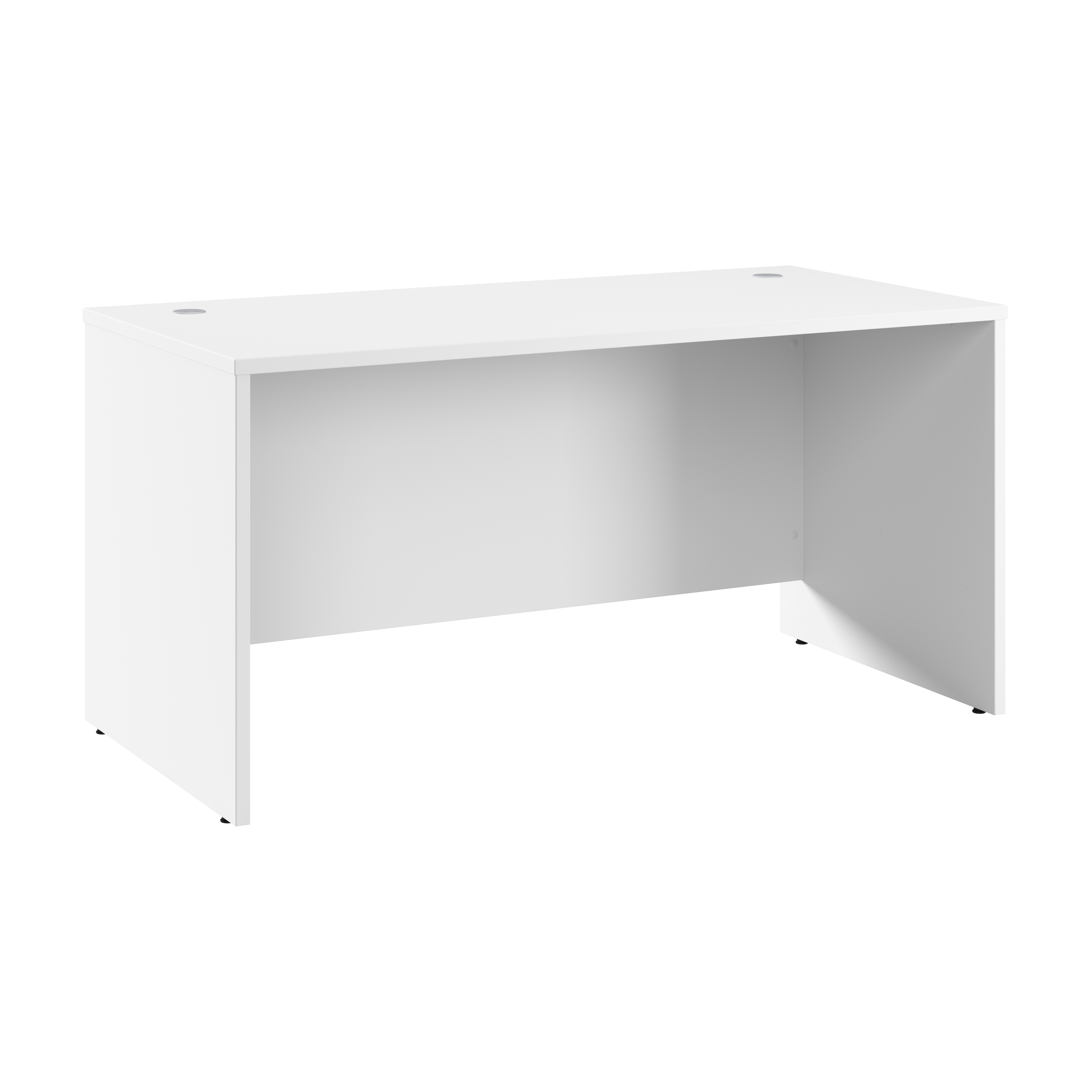 Shop Bush Business Furniture Hampton Heights 60W x 30D Office Desk 02 HHD560WH-Z #color_white