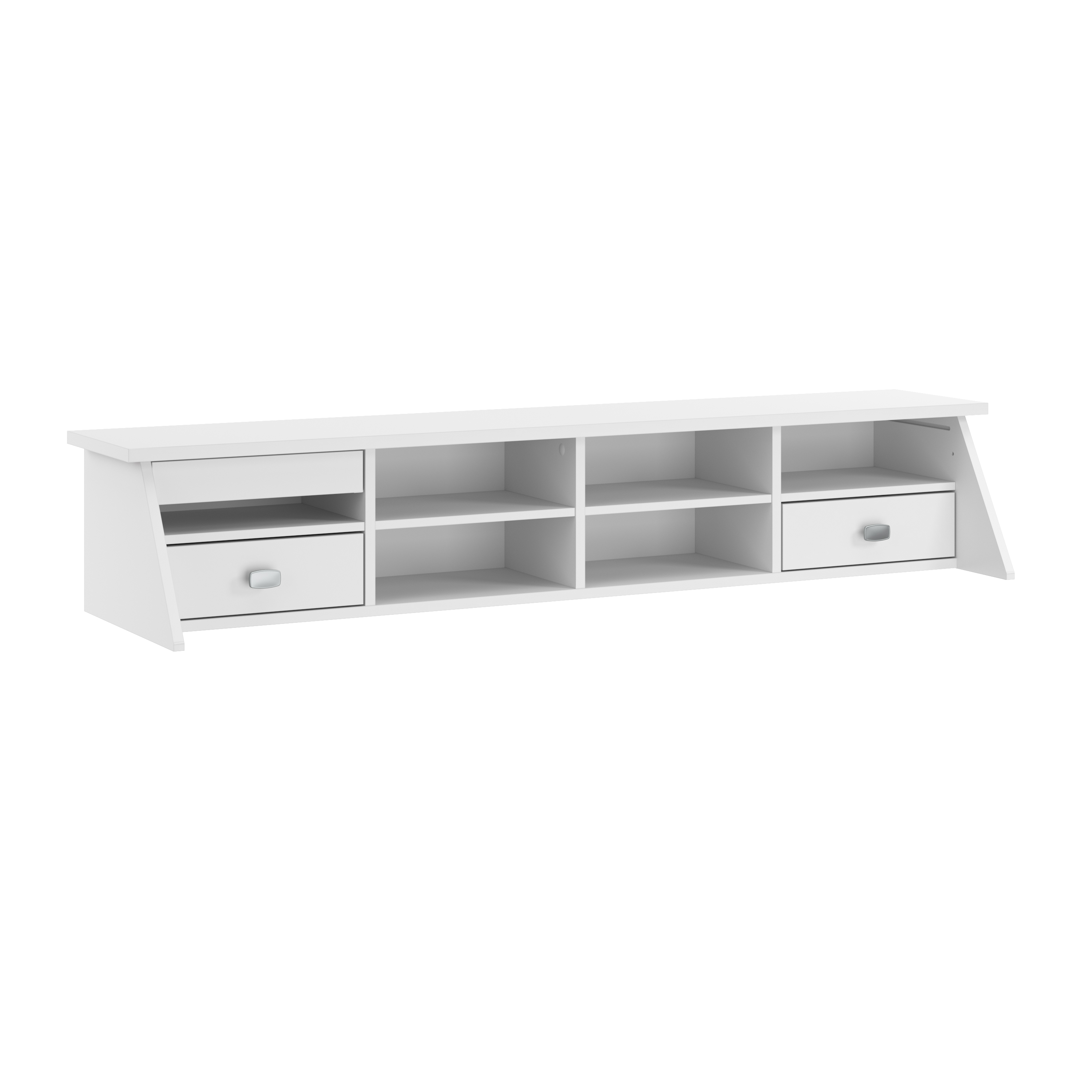 Shop Bush Furniture Broadview Desktop Organizer 02 BDH154WH-03 #color_pure white