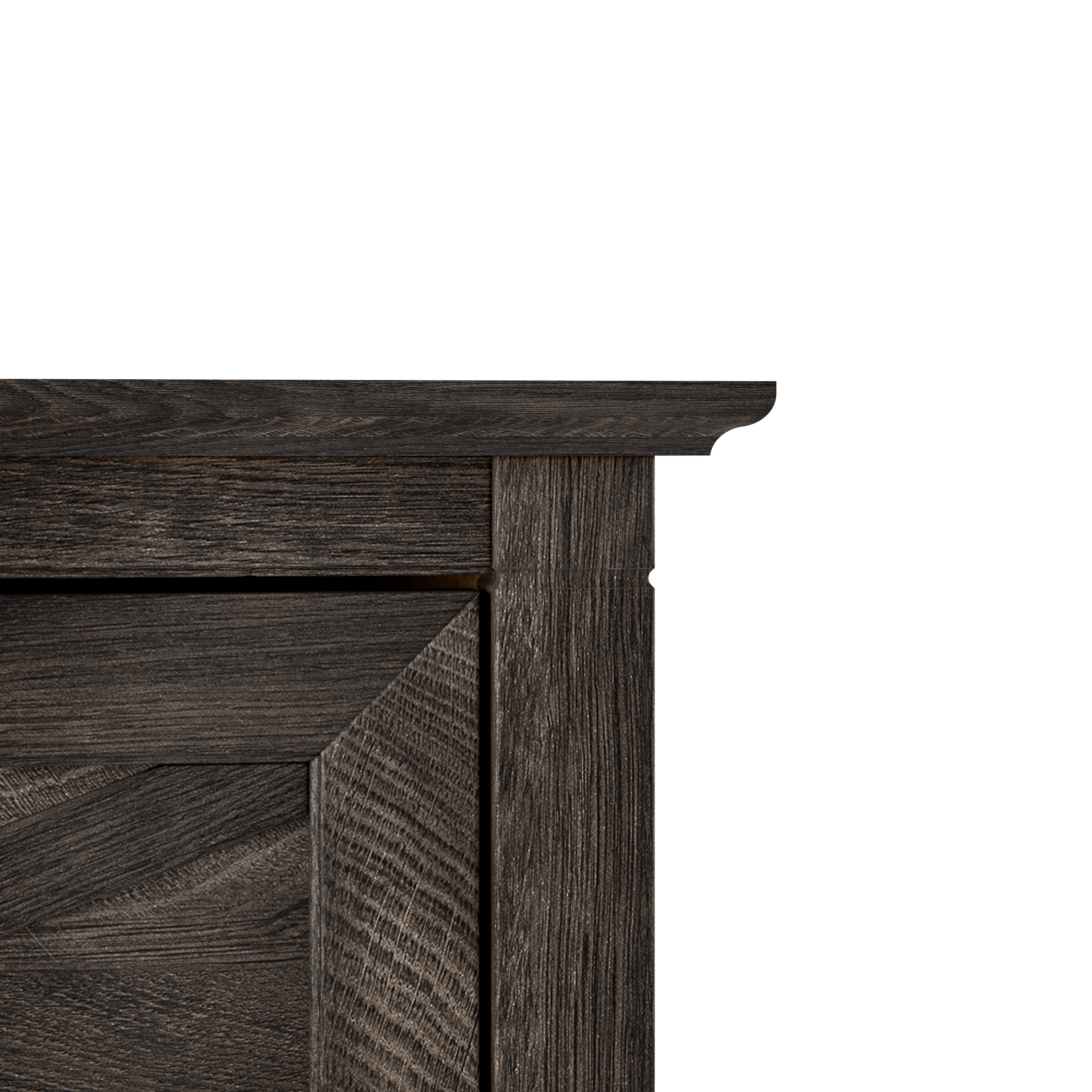 Shop Bush Furniture Key West 2 Drawer Lateral File Cabinet 05 KWF130GH-03 #color_dark gray hickory