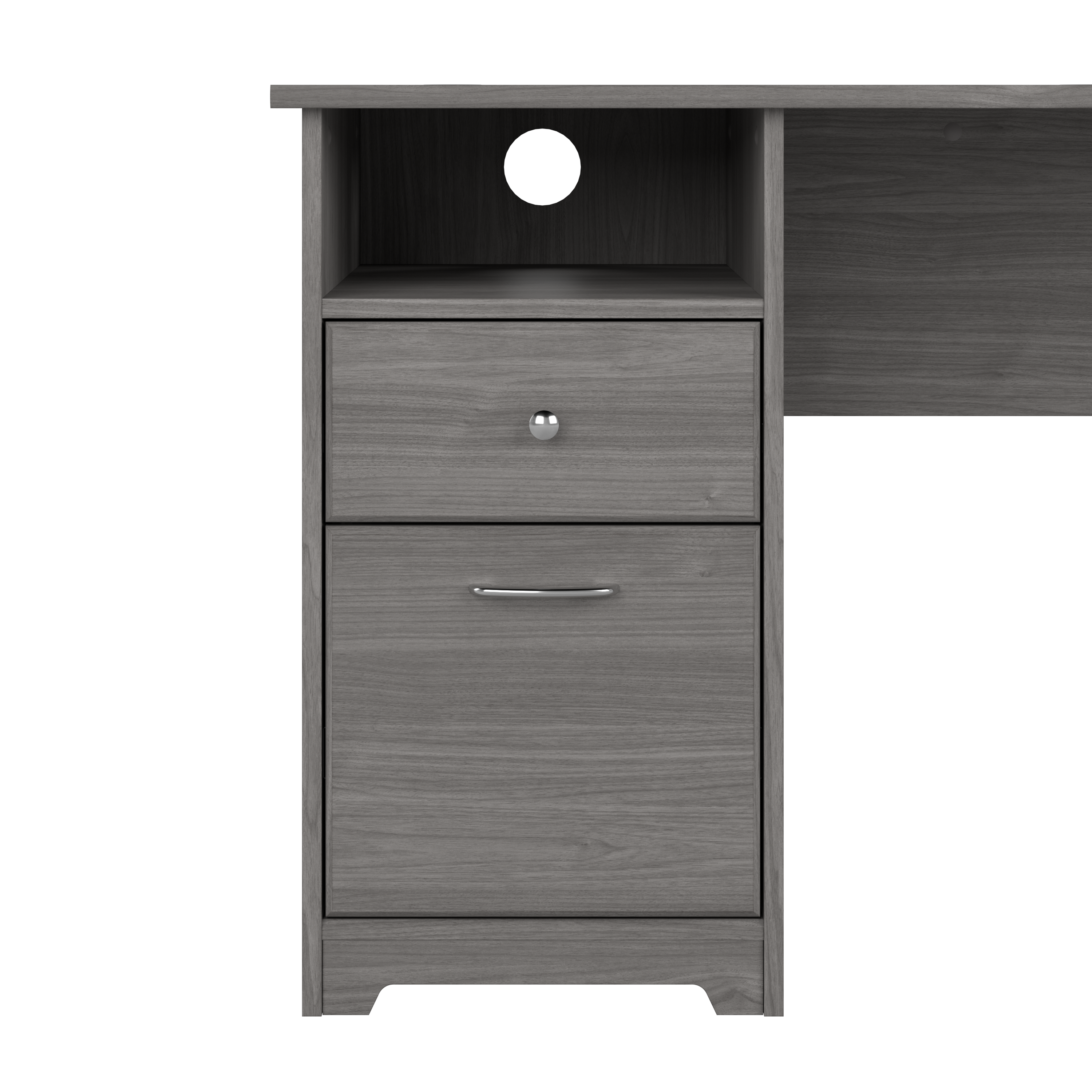 Shop Bush Furniture Cabot 72W L Shaped Computer Desk with Storage 04 CAB072MG #color_modern gray