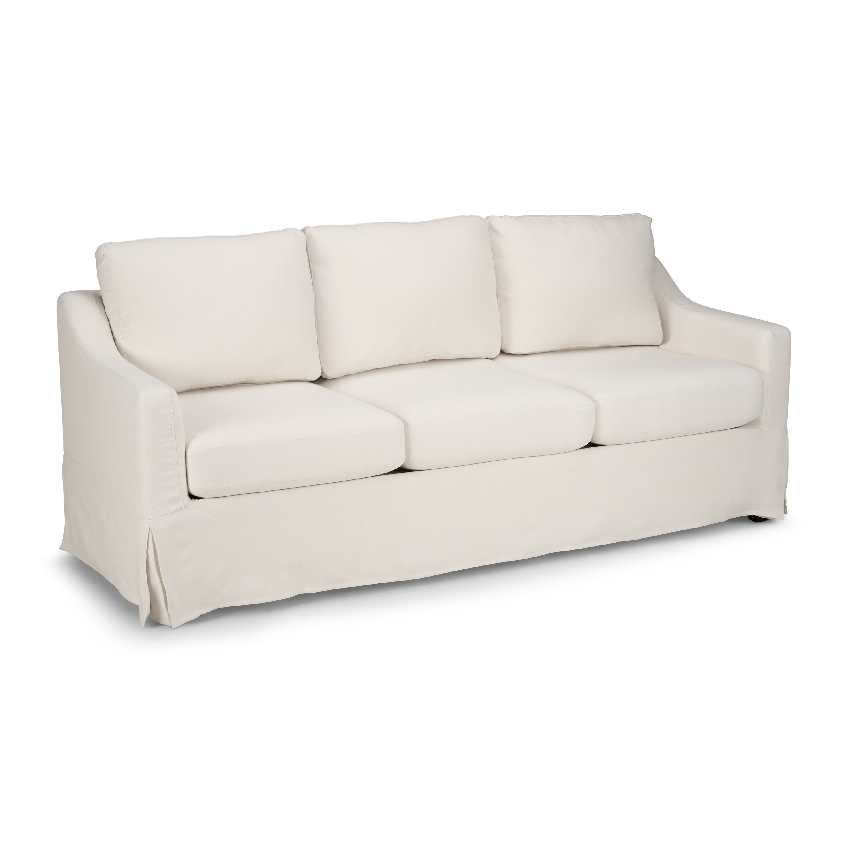 Shop Bush Home Harper Slipcover for Bush Home Harper 80W Sofa HRJS02IYB-03 2 #color_ivory basketweave fabric